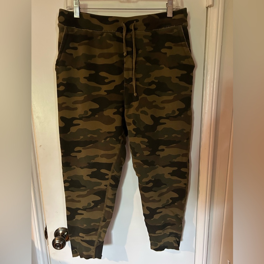 Nili Lotan Olive Camouflage Pants